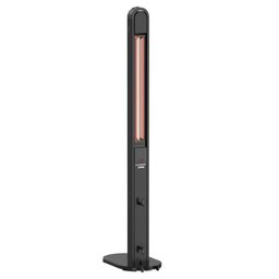 مدفأة كربون تلسكوبية هاوسبيرغ Hausberg بقوة 2000W – أسود HAUSBERG HB-8575AL Telescopic Carbon Heater - 2000W - Black
