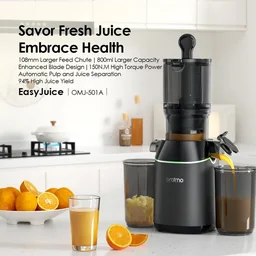 عصّارة بطيئة Oraimo OMJ-501A – رمادي جرافيت Oraimo OMJ-501A Slow Juicer – Graphite Grey