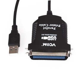 كابل VCOM AOPEN USB 2.0 إلى منفذ الطابعة المتوازي Parallel-240184 VCOM AOPEN USB 2.0 to Printer Parallel Cable