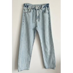 بنطلون جينز رجالي بقصة مريحة Baggy 30075 - أزرق Men's Relaxed Fit Baggy Jeans 30075 - Blue