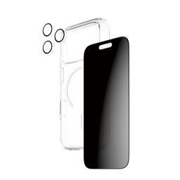 حزمة حماية فاخرة ثلاثية (3-في-1) بفلتر خصوصية للايفون 17 برو CARE by PanzerGlass® 3-in-1 Flagship Privacy Bundle iPhone 17 Pro