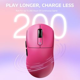 ماوس ألعاب أتاك شارك X3 فائق الخفة، لاسلكي ثلاثي الاتصال وقابل للشحن ATTACK SHARK X3 Ultra-Lightweight Tri-Mode Wireless Gaming Mouse