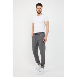 بنطلون رياضي رجالي ANTRASİT بقصة مريحة وجيوب - كحلي Men's ANTRASİT Navy Blue Standard Fit Jogger Pants with Pockets