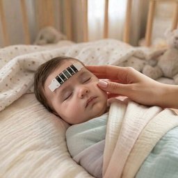 شريط معرفة درجة حرارة الطفل (5 قطع) Baby Forehead Thermometer Strips (5 Pcs)