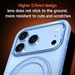 كفر آيفون 18 برو ماكس أكريليك من سيلادا مع ماك سيف ومسند دوّار iPhone 18 Pro Max SULADA Frosted MagSafe 360° Rotating Case