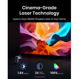 انكر - نيبولا - جهاز عرض سينمائي Capsule 3 Laser - اسود Anker Nebula Capsule 3 Laser Projector Black