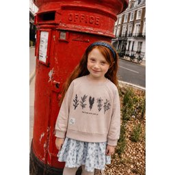 سويت شيرت أطفال بطبعة شجرة - رملي (1-7 سنوات) Kids' Tree Print Sweatshirt - Sand (Ages 1-7)