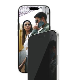 لاصق شاشة بفلتر خصوصية للايفون 17 Privacy Glass - Ultra Wide Fit