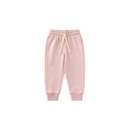 طقم رياضي Basic للأطفال 1-9 سنوات - وردي بودرة Basic Kids Tracksuit 1-9 Years - Powder Pink