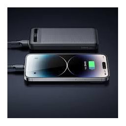 بنك طاقة MC 22.5 واط بشاشة رقمية 10000 مللي أمبير/ساعة 1C+2A - أسود MC Nano Series 20W PD Charger