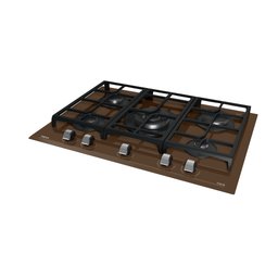 طباخ غازي اوربان ابيض 5موقد 70سم GZC 75330 XBN WH