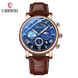 ساعة رجالية نجوم الفضاء Chenxi Chenxi men watch sky moon