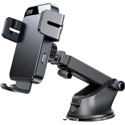شاحن لاسلكي من جوي روم متوافق مع الهواتف الخلوية JOYROOM JR-ZS219 Smart Electric Wireless Charging Car Holder