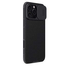 حافظة نيلكن CamShield Pro لـهاتف ايفون 16 برو ماكس - اسود Nillkin CamShield Pro Case for Apple iPhone 16 Pro Max - Black