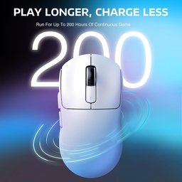 ماوس ألعاب أتاك شارك X3 فائق الخفة، لاسلكي ثلاثي الاتصال وقابل للشحن ATTACK SHARK X3 Ultra-Lightweight Tri-Mode Wireless Gaming Mouse