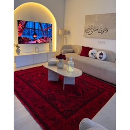 مفرش  الاحمر الترند قياس 2*3 A secondary mattress.