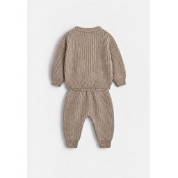 طقم أطفال تريكو سلانيك بيج 1-5 سنوات Selanik Knit Baby Set 1-5 Years - Beige