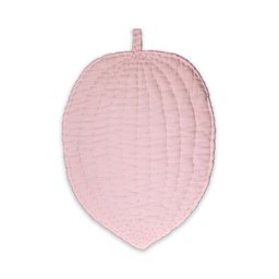 Müslin حصيرة لعب أطفال بتصميم ورقة شجر، وردي Müslin Leaf Baby Play Mat, Pink