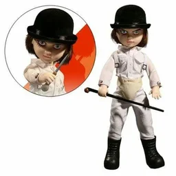 مجسم أليكس ديلارج من فيلم البرتقالة الآلية – سلسلة Living Dead Dolls Presents من Mezco Toyz Mezco Toyz Living Dead Dolls Presents: A Clockwork Orange - Alex DeLarge Figure