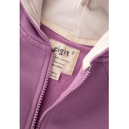 جاكيت بغطاء رأس وسحاب للأطفال 1-14 سنة - بنفسجي Kids' Hooded Zipper Cardigan 1-14 Years - Purple