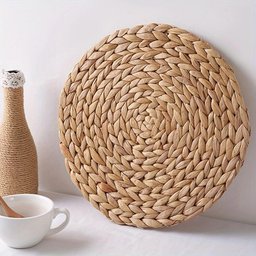 مفرش خوص دائري Round wicker mat..