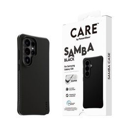 كفر جهاز Samsung Galaxy S26 Ultra باللون الأسود بتصميم Samba مع دعم الشحن اللاسلكي Qi Case - CARE Fashionable Case Samba Black w. QI Samsung New Galaxy S 2026 Ultra
