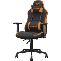 كرسي ألعاب كوجار فيوجن المريح بتصميم جلدي فاخر Cougar Fusion Gaming Chair