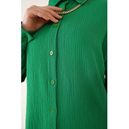 طقم T5858 محبوك قطعتين للمحجبات - أخضر T5858 Knitted Modest Two-Piece Set - Green