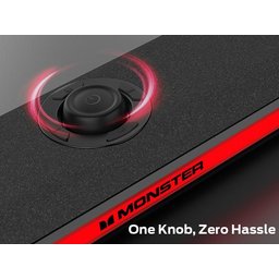 ساوند بار مونستر S330 صوت ستيريو عالي الدقة – أسود Monster S330 HiFi Stereo Sound Computer Speaker - Black