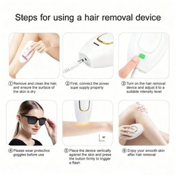 جهاز الليزر المنزلي  إزالة الشعر بتقنية IPL للاستخدام المنزلي IPL Hair Removal Device – At-Home Use