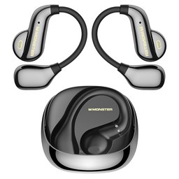 مونستر - سماعة بلوتوث لاسلكية Open Ear AC390 - اسود Monster Open Ear AC390 Wireless Headphones Black