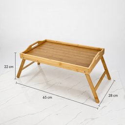 صينيه خشب بأرجل A tray of wood.