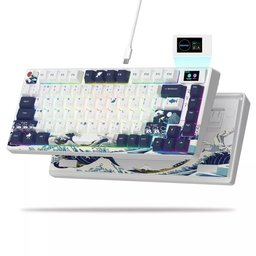 كيبورد ميكانيكي وومير Womier SK80 بـ 81 مفتاح سلكي Womier SK80 Mechanical Keyboard - 81 Keys - Wired