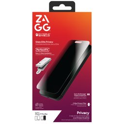 لاصق شاشة مظلل +جهاز تركيب من زاك للايفون 17 برو ماكس Zagg Screen Protectors For iPhone 17 Pro Max