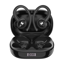 - أسود سماعات مونستر N-Lite 216 رياضية لاسلكية بخطافات للأذن – أسود Monster N-Lite 216 Wireless Sports Earbuds with Ear Hooks – Black