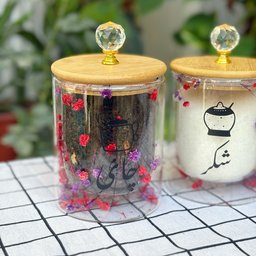 سيت شكردان الورد Sugar bowl set