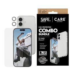 حزمة حماية عصرية ثلاثية (3-في-1) للايفون 17 SAFE. | CARE by PanzerGlass® 3-in-1 Fashionable Combo Bundle iPhone 17