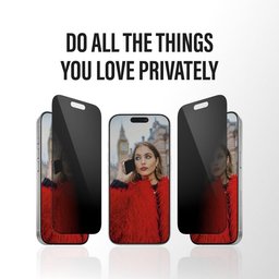 لاصق شاشة مظلل – تغطية واسعة للشاشة – تركيب سريع داخل العلبة أداة تثبيت جاهزة Privacy Glass - Ultra Wide Fit - Fastfit in-a-box