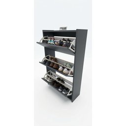 خزانة الأحذية 3 طوابق , 6 رفوف تركي  3-tier shoe cabinet, 6 shelves, Turkish