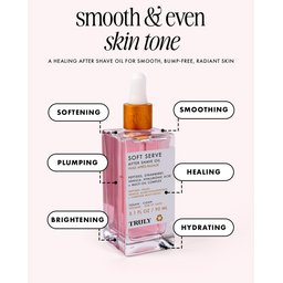 ترولي زيت مخصص للعناية بالبشرة بعد الحلاقة TRULY Soft Serve After Shave Oil 90ml