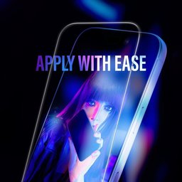 لاصق شاشة شفاف – تغطية واسعة للشاشة للاي فون 17 برو Clear Glass - Ultra Wide Fit