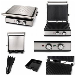 كابسة صاج وشواية كهربائية إمبليوم Emblème Press Grill and Sandwich Maker
