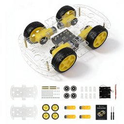 4WD Smart Robot Car Chassis Kits #Q سيارة مشاريع 4WD Smart Robot Car Chassis Kits #Q