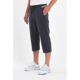 شورت برمودا رجالي بثلاثة جيوب وسحاب، طول الركبة، خصر قابل للتعديل Men's Bermuda Shorts with 3 Zipper Pockets, Knee-Length, Adjustable Waist