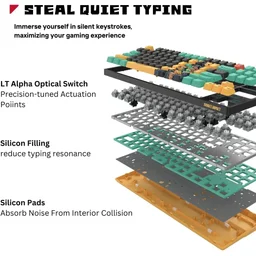 كيبورد بلودي سافج إمباكت AT87 Bloody × Savage Impact AT87 Alpha Optical Gaming Keyboard