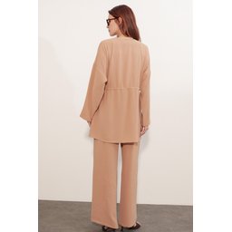 طقم نسائي قطعتين كيمونو وبنطلون Ayrobin - فيزون 30101 Women's Ayrobin Kimono & Pants Two-Piece Set 30101 - Vizon
