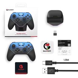 يد تحكم الألعاب جيم سير Super Nova متعددة المنصات – أزرق نيون GameSir Super Nova Multi-Platform Controller (Neon Blue)