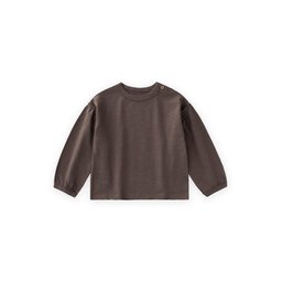 تي شيرت أطفال بأكمام طويلة بتصميم ريفي مصقول، لون فيزون، 1-7 سنوات Brushed Rustic Long Sleeve T-Shirt for Kids, Vizon Color, Ages 1-7