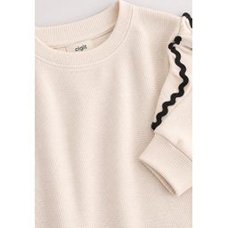 سويت شيرت أطفال إكرو 4-12 سنة Kids' Ecru Sweatshirt 4-12 Years