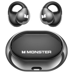 سماعات مونستر AC600 اللاسلكية بتصميم مفتوح ومشبك للأذن – أسود Monster Open Ear AC600 Clip-On Wireless Earbuds - Black